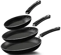 Ensemble de poêles antiadhésives en aluminium Ensemble de poêles à induction 3 pièces