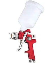 EQUIPEMENT EXPRESS SICOBA Pistolet à Peinture Pneumatique Triple Réglage HVLP 600ml Buse 1,4mm