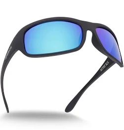 EREBOS Lunettes de soleil catégorie 4 Extra foncées pour homme et femme