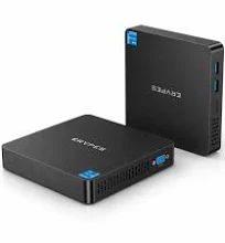 ERVPES B20E Mini PC Pentium 6500Y 8Go 128Go SSD Windows 11 Pro 4K | WiFi 5, Bluetooth 5.0, Ethernet Gigabit et USB 3.2 facilitent la connexion de vos