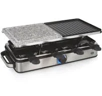 Raclette ESSENTIELB ERGP7 8 personnes Grill + Pierre