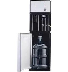 Etage Debout Fontaine À Eau, Distributeur d'eau Réfrigérée Eau Chaude Et Eau Froide À Température Ambiante 3 Fonctions pour La Maison Le Bureau Le