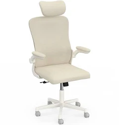 Fauteuil de bureau James ergonomique En Toile Respirante Et Appui-tête avec roulettes