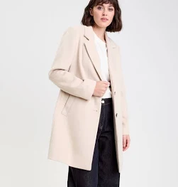 femme Cache Cache Manteau long boutonné