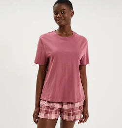 femme CREEKS Ensemble pyjama short et t-shirt coton