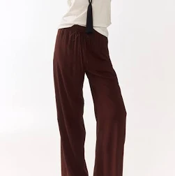 Femme H&M Pantalon large avec taille élastique