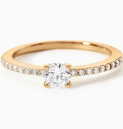 Femme Histoire d'Or Bague Mireilla Plaqué or Jaune Oxyde de Zirconium Marc Orian