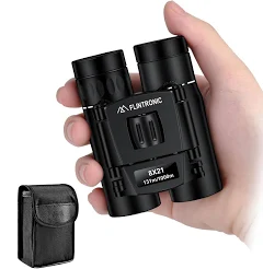 Flintronic 8 x 21 Jumelles, Mini Télescope Pliable 8 x 21 Télescope Optique Haute Résolution, Petites Compactes Jumelles de Poche Léger, pour Voyages