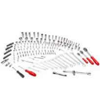 Forge Steel Coffret À Douilles 216 Pièces 1/4" 3/8" 1/2" 72 Dents