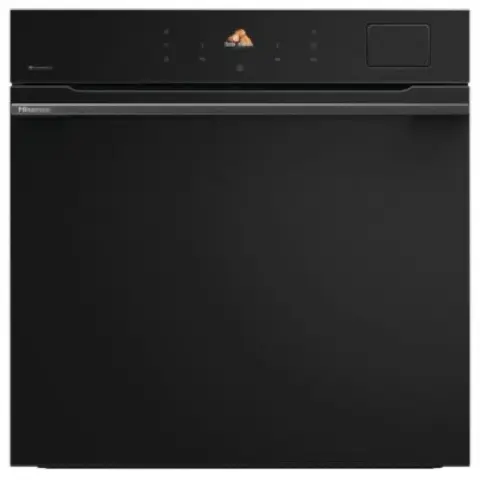 Four encastrable HISENSE BAS614P8B - Pyrolyse - Chaleur pulsée - Porte froide - Rails télescopiques