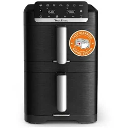 Friteuse sans huile Moulinex Easy fry Crispy Stack Dual EZ7568F0