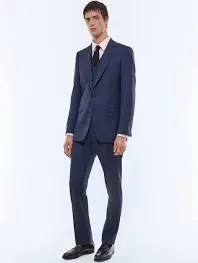 FURSAC Costume ajusté 3 pièces à micro-dessin Homme