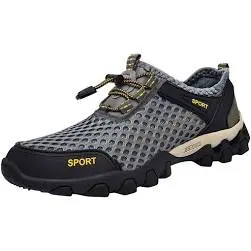 Generisch Chaussures de trekking pour homme - Imperméables et respirantes - En maille - Pour la course sur route, l'alpinisme, la montagne, les