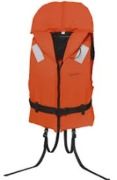 Gilet solide Compass 100N orange