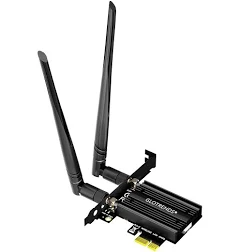 GLOTRENDS AC1200 Carte PCIe WiFi 5 pour PC Fixe, Intel 7265, Bluetooth 4.2 | Double Bande 300 + 867Mbit/s (2,4/5 GHz); Support Standard et Bas Profil;