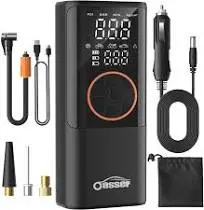 Gonfleur Pneus Voiture sans Fil 6000mAh Mini Compresseur à Air Portatif 150 PSI