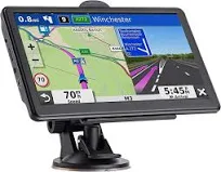 GPS de voiture à écran tactile 2025, carte du Royaume-Uni et de l'Europe, prise en charge du guidage vocal, alerte de vitesse et lumière rouge/routage