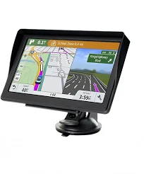 GPS Voiture, Carte de l'europe 2026, 7 Pouces/18CM, Navigation Hors Ligne, Mises à Jour Gratuites, Voix Réelles, Alerte Vitesse & Poi, Français