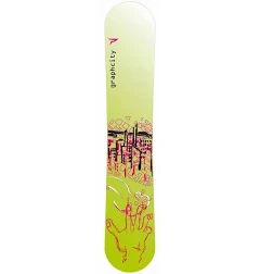 Graphcity Green PALE snowboard