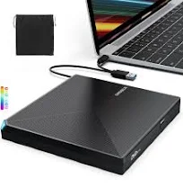 Graveur DVD externe ORIGBELIE USB 3.0 Type-C Drive CD/DVD +/-RW Plug & Play