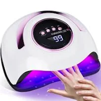 GUHAOOL Lampe UV Sèche Ongles 180W Lampe UV Ongles Gel Machine Lampe Gel Vernis Semi Permanent