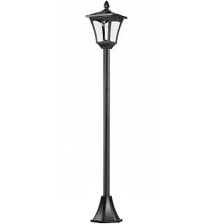 HomCom Lampadaire extérieur solaire Luminaire lanterne LED
