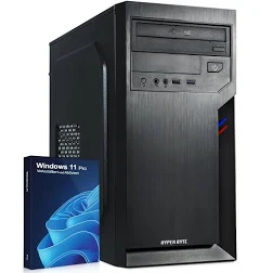 HYPER BYTE PC de Bureau Ordinateur avec AMD Ryzen 3 de 4,0 GHz 16 Go de RAM DDR4