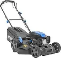 Hyundai Tondeuse à Gazon Thermique Autotractée 46 cm 139 cm3 3,7 Cv