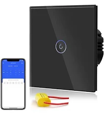 Interrupteur tactile WiFi intelligent BSEED fonctionne avec Alexa et Google Home fonctionne avec l'application Tuya