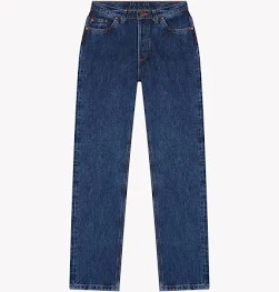 Jean femme droit taille haute
