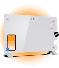 Johannson Chauffage électrique Aurora 2000W Par Convecteur 77 x 22,x 51 Cms/EB1