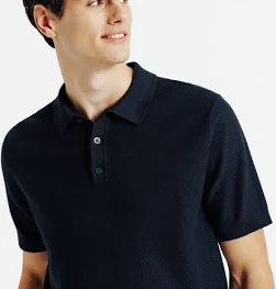 Jules Polo Homme en maille col boutonné jeux de points