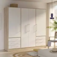 JUPITER Armoire de chambre style contemporain en bois aggloméré