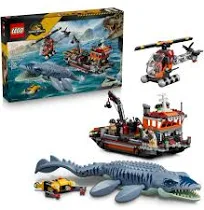 Jurassic World 77983 L'Attaque du bateau par le Mosasaure LEGO