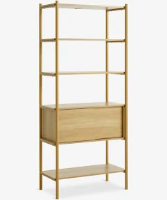 JYSK Étagère LINDVED 6 tablettes 2 portes