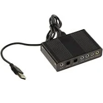 Kalea-Informatique Carte son externe 5.1 sur port USB Avec entrée et Sortie SPDIF