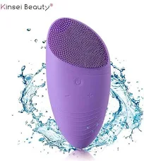 KinseiBeauty Brosse Visage Electrique Silicone - violet Brosse nettoyante Visage