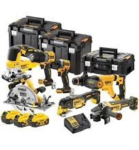 Kit 7 outils Xr 18v DeWalt Avec 3 Batteries 18v 5,0 Ah