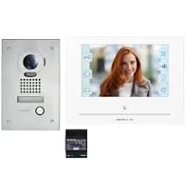 Kit portier vidéo Aiphone platine encastrée