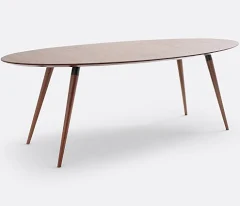La Redoute Table à manger en noyer pour 8 personnes