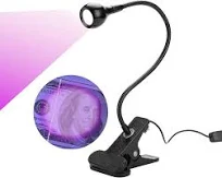 Lampe UV LED Noire avec Col de Cygne 395nm