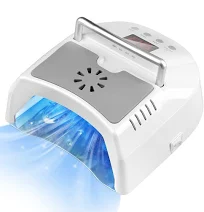 Lampe Uv Ongles Gel Az Gogo 72W Rechargeable avec Ventilateur et Écran Lcd