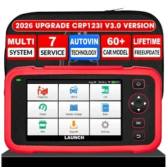 Launch Crp123i V3.0 Élite Valise Diagnostic Auto Voiture Multimarque, Eng/Abs/Srs/At 4 Système,7 Remise à zéro, Autovin