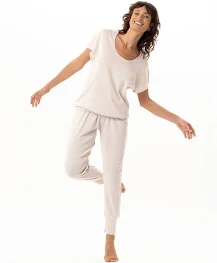 Le Chat Pyjama en coton Matcha 202 Femme