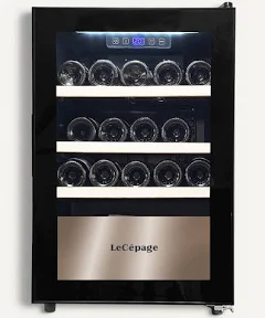 Lecépage AGK21PV Cave à vin Convertible armoire à boisson mono-zone 20 bouteilles