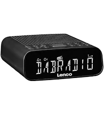 Lenco CR-606BK Radio-réveil avec DAB+/FM
