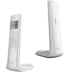 Logicom Luxia 150 Blanc Gris Téléphone Sans fil