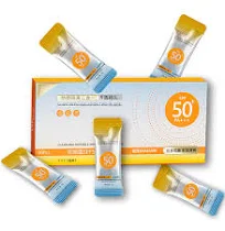Lot de 50 mini crèmes solaires pour le visage et le corps SPF 50