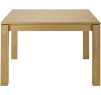 Maisons du monde Table à manger carrée extensible 4 à 8 personnes L120/180 style contemporain