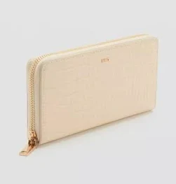 Mango Grand portefeuille effet croco